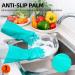 Buy VGO Reusable Household Gloves - 3 Pairs of Waterproof Nitrile & Latex-Free Dishwasher Kitchen and Gardening Gloves (NT2141) - Buy Online on GoSupps.com