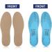 Hercicy 4 Pairs Washable Cotton Terry Insoles for Men and Women - Breathable Barefoot Replacement Insoles for Walking and Running Shoes (Stylish) - Buy Online on GoSupps.com