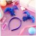 6 Pieces Tinsel Wrapped Ponytails Headbands Costume Party Headwear Accessory Halloween Head Bopper Halloween Costume Headwear Accessory Blue Halloween Decoration Halloween Costumes - Buy Online on GoSupps.com