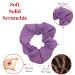 Motique Accessories Lavender Hair Ties - 2 Pack | Stylish & Durable Hair Accessories for All Hair Types - Worldwide Shipping - Buy Online on GoSupps.com