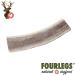 Fourles Natural Kausnack for Dogs - 100% Deer Antlers XL Halved Chew Bone Dental Care & Minerals - Premium Dog Chewing Treats - Buy Online on GoSupps.com