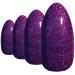 Buy Bling Art Purple Gel Stiletto Almond False Nails - 24 Long Tips with Glue | International Shipping Available - Buy Online on GoSupps.com