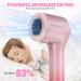 Buy Wolraven Pink Hair Dryer for Women - Professional Ionic Blow Dryer 110 000 RPM Lightweight Fast Drying No Thermal Damage Overheating Protection Low Noise - Buy Online on GoSupps.com