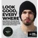 Winter Beanie Knit Hat for Men & Women - Warm & Stylish Ribbed Cap in Black - Buy Online on GoSupps.com