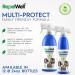 RepelWell Multi-Protect Stain & Water Repellent (12oz) Eco-Friendly  Pet-Safe Spray Keeps Your Belongings Clean  Dry and Looking Like New  Protects Fabric  Upholstery  Leather  Footwear & More Multi Protect 12oz - Buy Online on GoSupps.com