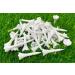 NorthPointe 1 1/2 Short Plastic Golf Tees - Pack of 50/100 in High Visibility White - Durable Tees for Irons, Par Threes, Hybrids, and Driving Range - Buy Online on GoSupps.com