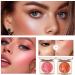 Embossed Girl Blush for Cheeks Embossed Smooth Powder Blush Palette For Cheeks Matte Face Powder Blush Palette Natural Makeup Radiant Finish Powder Blush Palette Radiant Finish Face Matte Blush Palette for Womens & Girls (Orange 2PCS) Orange 6 g (Pack of  - Buy Online on GoSupps.com