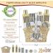 Home Spa Bath Gift Basket for Women - Christmas, Mother's Day & Birthday Gift Idea - Honey-Almond Shampoo, Hand Soap, Bath Salt, Body Lotion, Bath Bombs & Towel - Buy Online on GoSupps.com