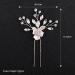 Rose Gold Floral Wedding Hair Comb Set with Crystal Accents - Perfect Bridal Hair Accessories - Buy Online on GoSupps.com
