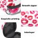 Menstrual Pad Bag with Zipper | Stylish Tampon Pouch for Women & Girls | Lips Prints Collection - Buy Online on GoSupps.com