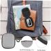 Amosfun Diabetic Storage Bag - Oxi Meter & Blood Sugar Organizer Travel Case for Insulin EVA Headphones & Medical Needs - Buy Online on GoSupps.com