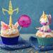 Arthsdite 24Pcs Unicorn Horn Cupcake Toppers Gold Glitter Unicorn Cupcake Picks for Unicorn Theme Baby Shower Birthday Wedding Engagement Party Cake Decorations Supplies - Gold Glitter - Buy Online on GoSupps.com