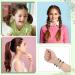 Bracelet Hair Bobbles Hair Scrunchie Set Girls Fashion Hair Accessories Set of 3 Silver - Buy Online on GoSupps.com