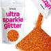 Hemway Fine Ultra-Shiny Glitter 1/64" 0.015" 0.4MM Cosmetic Safe - Copper Copper Fine - 100g