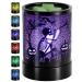 Halloween wax warmer made of metal metal wax warmer for fragrant wax with 7 colors LED wax burner melt and fragrant warmer for at home office decoration (Halloween)