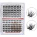 DIY Cluster Lashes Portable Lightweight Individual Lashes Cluster Various Styles for Lashes Extensions for Traveling (C with D (144 Cluster) - Buy Online on GoSupps.com