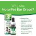 NaturPet Ear Drops for Dogs & Cats 10mL - Natural Herbal Solution for Stinky, Smelly & Itchy Ears - Ideal for Cleaning & Pre-Swim Care - Buy Online on GoSupps.com