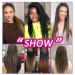 26 Pre-Stretched Braiding Hair 8 Packs | Hot Water Set | Yaki Texture | Itch-Free Synthetic Fiber | Crochet Twist Extensions - 1B/30/27 - Buy Online on GoSupps.com