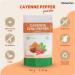 Nortembio Cayenne Pepper Powder 100g - 100% Natural Fine Ground Cayenne for Meats, Sauces & Seasonings with Recipes E-Book - Buy Online on GoSupps.com