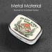 Magic Mushrooms Pill Box - 2 Compartment Mini Medicine Organizer | Portable Metal Storage for Vitamins & Medications - Buy Online on GoSupps.com
