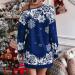 Christmas Hooded Dress for Women | Cartoon Elk Mini Sweater Costume Festive & Stylish Dresses - Buy Online on GoSupps.com