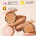 Oulac Satin Matt Bronzer - Highly Pigmented Vegan Face Makeup with Mirror | Sun-Kissed Natural Look | 8.5g BS02 Omega  - Buy Online on GoSupps.com