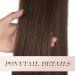 FESHFEN Straight Ponytail Extension 14 Natural Long Synthetic Hair Wrap Around Clip in Ponytail Hairpiece Medium Brown & Light Auburn Mix - Pack of 1 - Buy Online on GoSupps.com