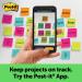 Post-it Super Sticky Easel Pad 25x30 White Recycled - 6 Pads, 30 Sheets each - Ideal for Virtual Teaching & Learning - Buy Online on GoSupps.com