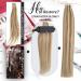 Shop Moresoo Real Hair Tape-In Extensions - 50cm 20pcs Remy Medium Brown & Platinum Blonde | International Shipping - Buy Online on GoSupps.com