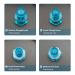 Elitzia ETAF133T Hydro Dermabrasion Water Peeling Facial Care Set - 8pcs Skin Beauty Tools (Blue) | International Shipping Available - Buy Online on GoSupps.com