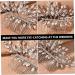 Ipetboom Pearl Tiara Hair Comb Hair Barrettes for Women Womens Barrettes for Hair Hanfu Hair Accessories Flower Hair Tiara Rhinestone Hair Side Comb Bride European and American Rhinestones - Buy Online on GoSupps.com
