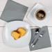 HEKU 100 Monochrome Napkins - 3-Layer 33x33cm | Stylish Gray 5-Pack for Events & Gastronomy | Highly Absorbent & Uniform Quality - Buy Online on GoSupps.com