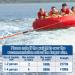 Affordura 4-Section Boat Tow Rope for Tubing | Tube Ropes with Storage Bag & Rope Keeper | Red | 1-4 Rider - Buy Online on GoSupps.com