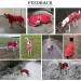 Red Greyhound Winter Coat with Padded Fleece Lining | Water Resistant Dog Jacket - Medium (56-58CM) - Buy Online on GoSupps.com