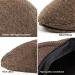 2Pack Adjustable Newsboy Hats for Men - Black/Brown Tweed Ivy Caps - Large/X-Large - Buy Online on GoSupps.com