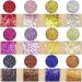 12 Colors Glitter Powder Makeup Palette - Professional Long Lasting Shimmer Eyeshadow | Mineral Pressed Glitter for All Skin Types - Buy Online on GoSupps.com