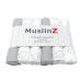 MuslinZ 6pk Baby Muslin Squares Burp Cloths Dribble Cloth Breastfeeding Cover 70x70cm 100% Pure Cotton Absorbent & Breathable (Woodland)