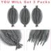 Springy Afro Twist Hair 28 Inch Cuban Twist Hair 3 Packs Marley Twist Braiding Hair Pre-separated Spring Twist Hair Wrapping Hair for Soft Locs Cuban Twist Crochet Hair for Women (Grey) - Buy Online on GoSupps.com