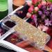 Tivenfezk Nadoli Glitter Treisand Case for iPhone 15 Pro - Silicone Shockproof Transparent TPU Bumper Liquid Quicksand Design Gold Edition - Buy Online on GoSupps.com