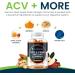 GANNON MED Apple Cider Vinegar Gummies 90ct - Probiotics Ginger & Turmeric for Clean Energy Boost - Supports Metabolism Digestion Detox - Natural ACV Supplement with The Mother - Buy Online on GoSupps.com