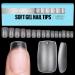 TOMICCA Short Square Nail Tips Clear Nail Tips Natural False Nails Square French Acrylic Nails Artificial Nails Tips for Girls Women (240 Pcs 15 Sizes) 2.Short Square - Buy Online on GoSupps.com