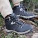 ZASEPY Men's Waterproof Hiking Boots - Lightweight, Non-Slip, Mid Top Ankle Boot for Outdoor Activities - Black (Size 8) - Buy Online on GoSupps.com