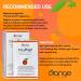 Orange Naturals MagPop! Effervescent Magnesium Glycinate Drink Powder with Vitamin C 35 Sachets - Electrolyte Balance Supports Sleep Relaxation & Muscle Function for Healthy Bones & Teeth - Buy Online on GoSupps.com