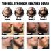 Men's Strong Beard Growth Kit - Beard Balm, Oil, Serum & Derma Roller Set for Natural Beard & Mustache Grooming - Promotes Healthy Beard Growth - Buy Online on GoSupps.com