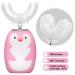Sunartec Ultrasonic Electric 360 Kids Toothbrush Set Teeth Whitening Kits, Voice Prompt, 3 Modes, Gums Care - Children's Gifts (Pink, 2 Pack) - Buy Online on GoSupps.com