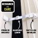 Door Buddy Adjustable Door Latch (Grey 2 Pack) - Stop Dog Eating Cat Poop with Simpler Litter Box Proofing, Convenient Cat and Adult Entry - Buy Online on GoSupps.com