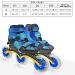 Adjustable Kids Speed Skates | Indoor & Outdoor Roller Skates for Boys and Girls | Professional Inline Skates for Children | Blue, S(US J12.5-US2) EU30-33 - Buy Online on GoSupps.com