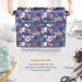 FINPAC Sewing Machine Dust Cover - Blooming Hibiscus Design | Protective Cover with Side Handle & Pockets for Singer, Brother, Janome Machines - Buy Online on GoSupps.com