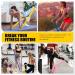 Non-Latex Resistance Bands Set for Strength Training & Physical Therapy - 1.5m Length - 3 Different Strength Levels - Yoga, Pilates, Stretching - Home Workout Bands (Yellow/Pink/Blue) - Buy Online on GoSupps.com