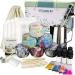 Candle Making Kit,Beeswax Scented Candles Supplies Arts and Crafts for Adults and Teens Gift Set for Women Including Fragrance, Soy Wax, Cotton Wicks, Metal Pot, Candle Dyes, Candle Jars and More Luxury Diy Candles